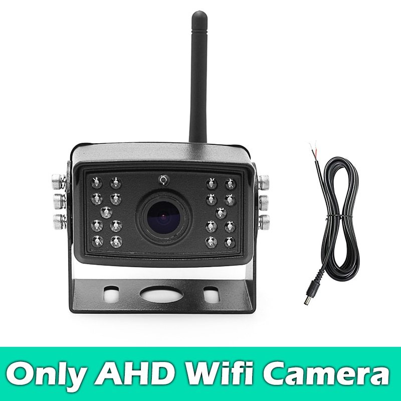 GreenYi 7 inch Wireless Truck DVR Monitor AHD 720P High Definition Night Vision Reverse Backup Recorder Wifi Camera For Bus Car