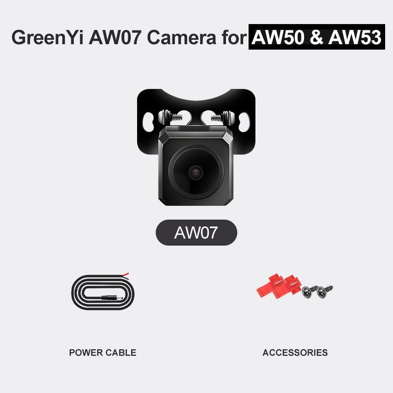 GreenYi 5 Inch Wireless AHD 1920x1080P IPS Car Mirror Monitor Reverse Rear View Waterproof Camera With Stable Digital Signal