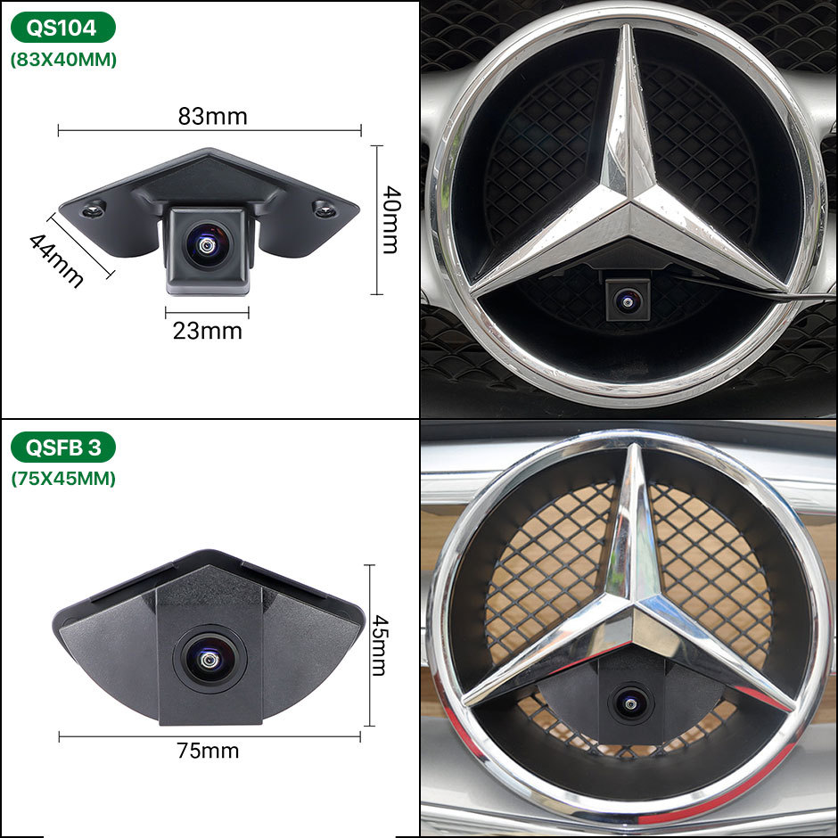GreenYi AHD Car Front View Camera For Mercedes Benz W211 Sprinter ML W164 W205 SLK R171 Vito W639 W204 W209 W212 W906 W203 W447
