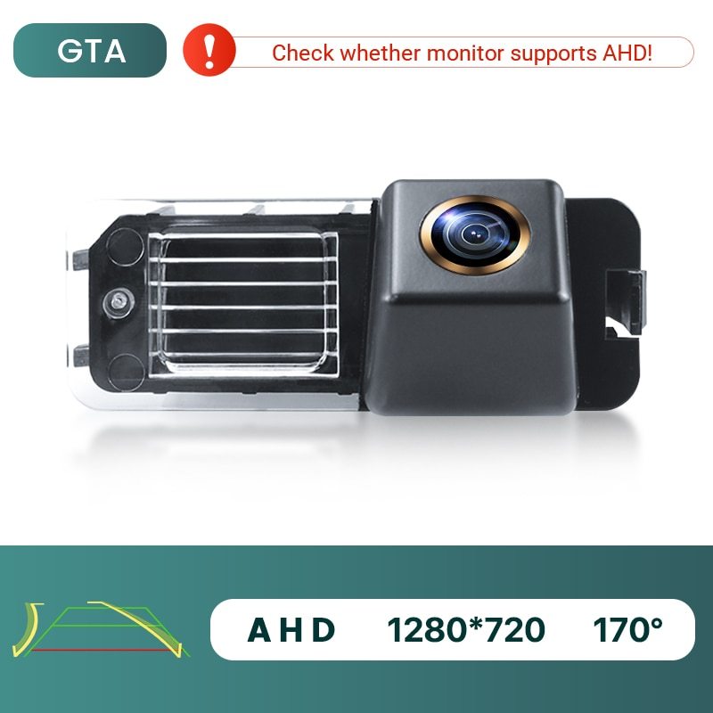GreenYi 170° HD 1080P Car Rear View Camera for VW Volkswagen Polo 6R V Golf 6 Passat CC MK6 Magotan Bora Night Vision Reverse