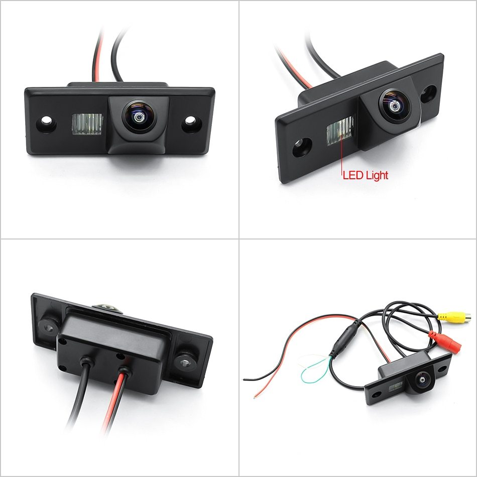 GreenYi 170 Degree 1920*1080P Vehicle Rear View Camera for VW Volkswagen SKODA FABIA/SANTANA/POLO(3C)/TIGUAN/TOUAREG/PASSAT Car