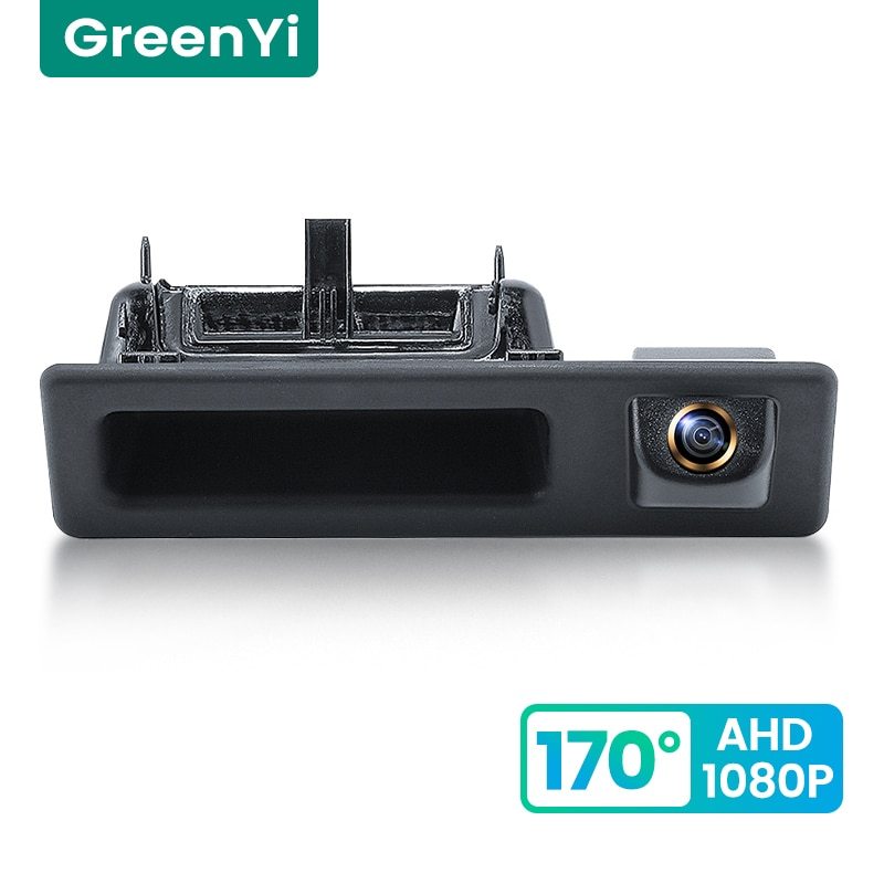 GreenYi 170° HD 1080P Car Rear View Camera for BMW 3 5 X3 Series F10 F11 F25 F30 Reverse 4 Pin Vehicle Parking AHD