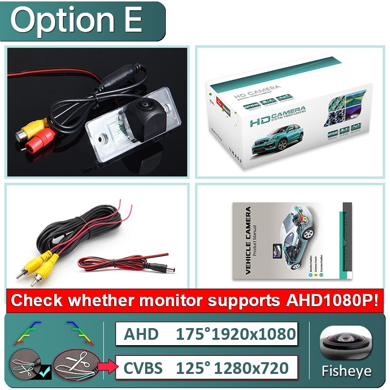 GreenYi 170° AHD 1920*1080P Special Vehicle Rear View Camera for Volkswagen VW Jetta Bora Polo Golf MK4 A4 MK5 A5 Golf 4 5 Car