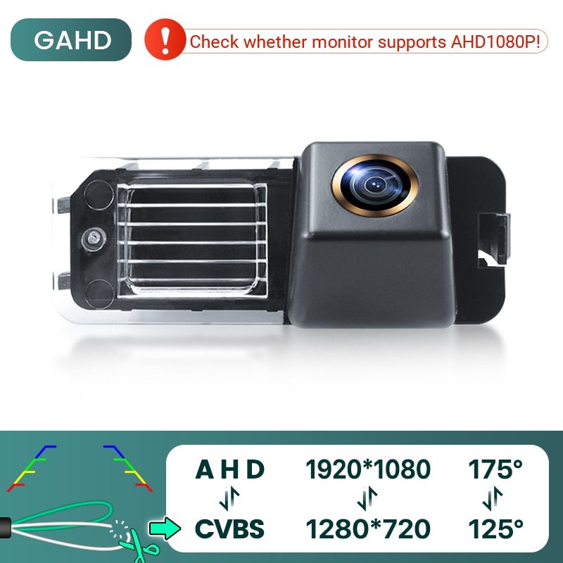 GreenYi 170° HD 1080P Car Rear View Camera for VW Volkswagen Polo 6R V Golf 6 Passat CC MK6 Magotan Bora Night Vision Reverse