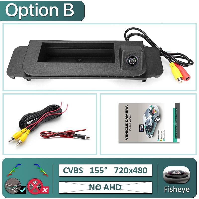 GreenYi 170 Degree 1920x1080P AHD Special Vehicle Rear View Camera for Mercedes Benz C Class CLA W205 W117 Car