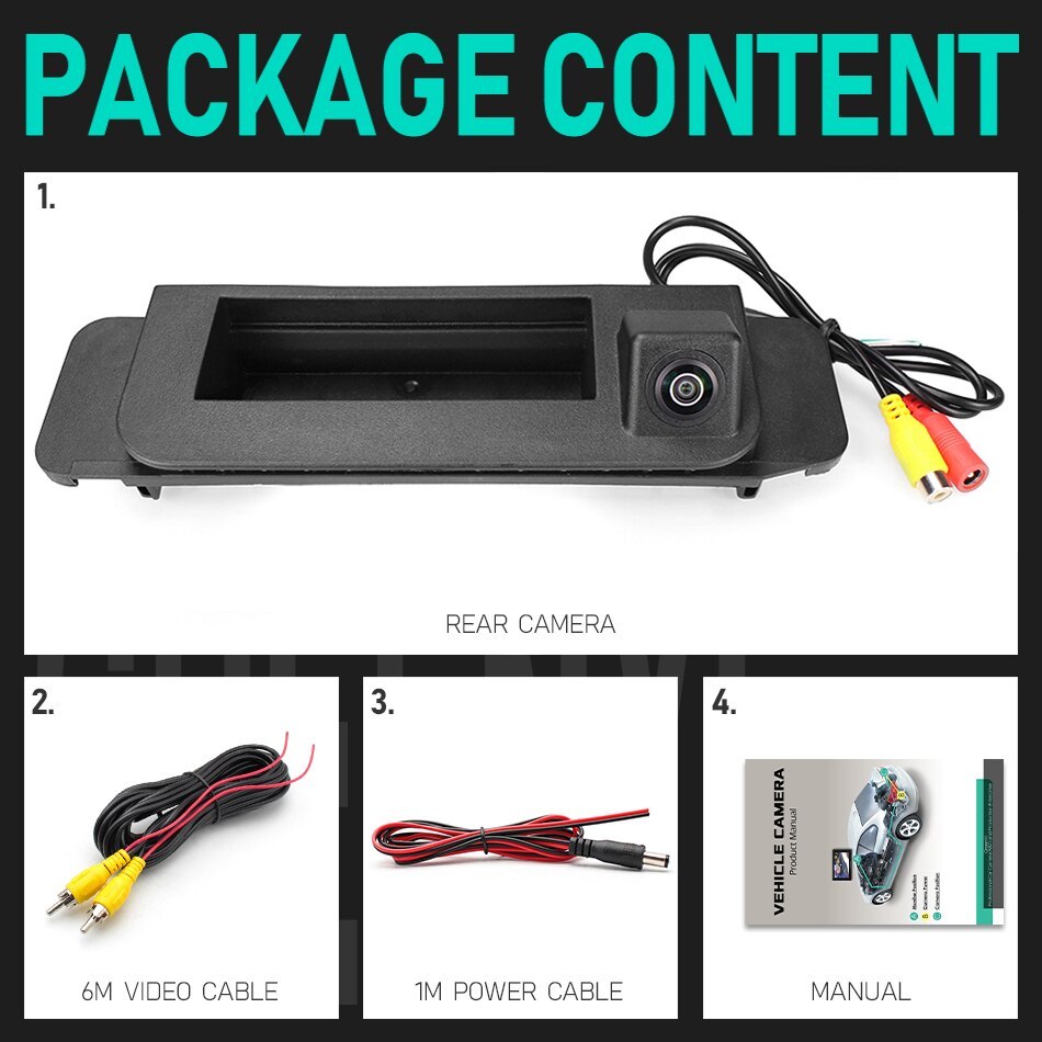 GreenYi 170 Degree 1920x1080P AHD Special Vehicle Rear View Camera for Mercedes Benz C Class CLA W205 W117 Car