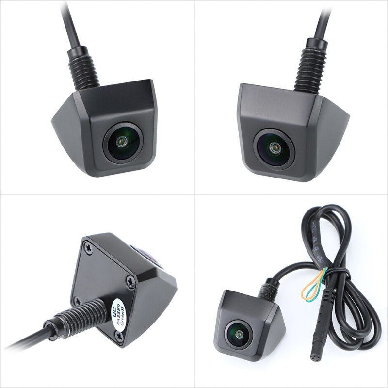 GreenYi CCD Mini Night Vision Waterproof Vehicle Front/Rear View Reverse Backup Camera 3 Control Wire Car Universal Camera