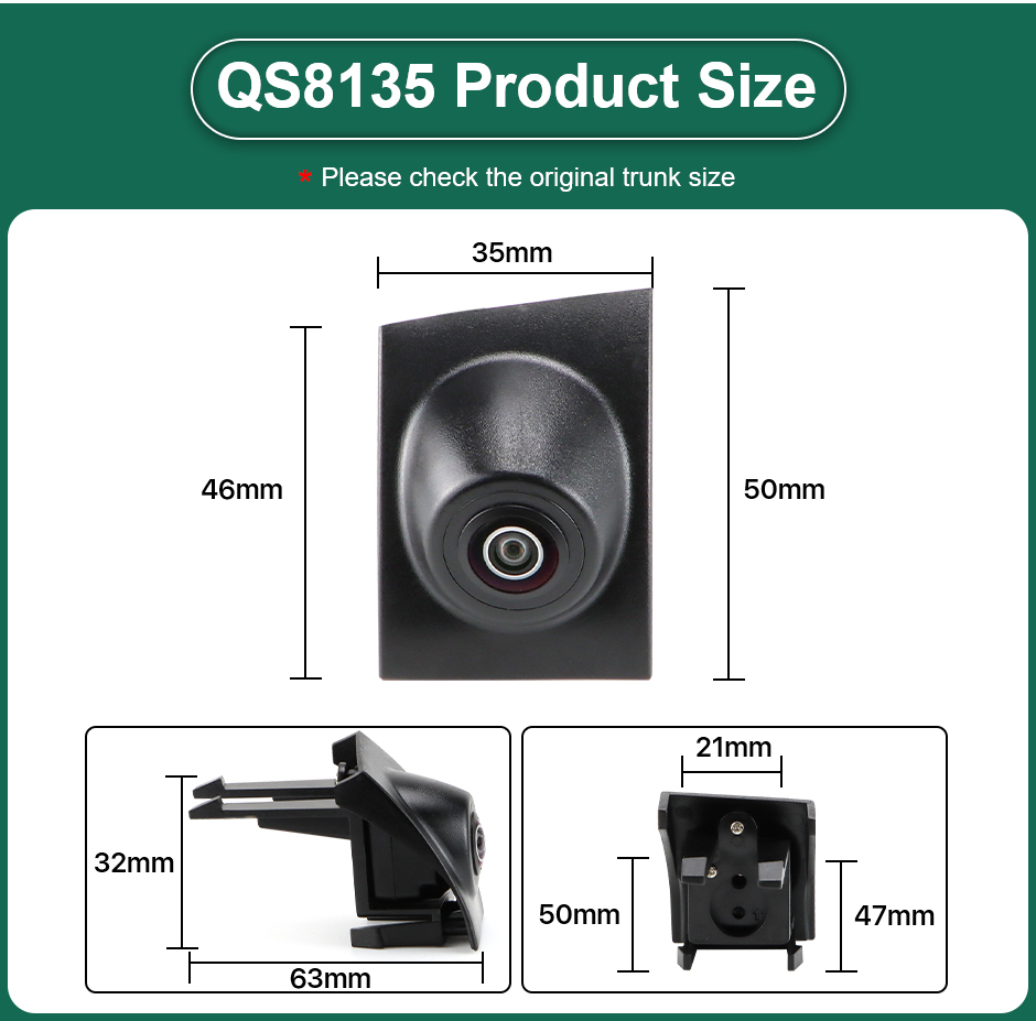 GreenYi AHD 1080P Car Front View Camera For BMW E60 F30 F10 E46 E39 X5 E53 E39 F11 X3 E83 F25 E90 F31 E82 E61 X1 E84 F48 E70 E92