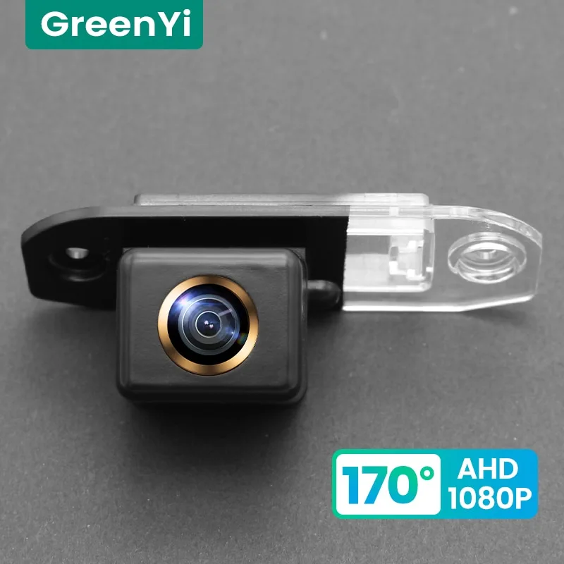 GreenYi 170° HD 1080P Car Rear View Camera for VOLVO S80 S40 S60 V60 XC90 XC60 Night Vision Reverse Reversing 4 Pin Vehicle AHD