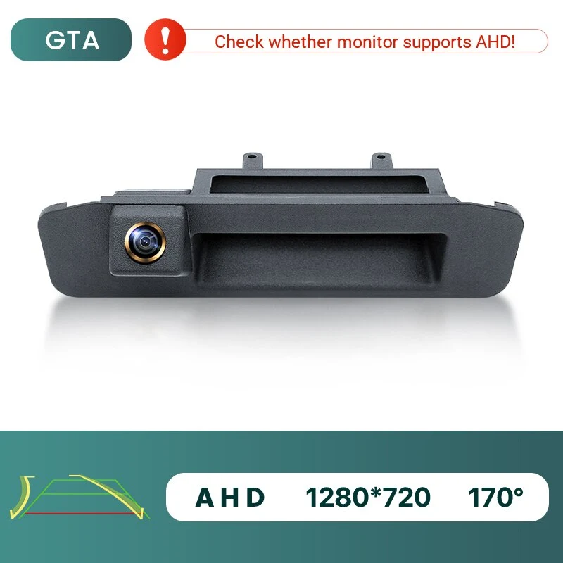 GreenYi 170° HD 1080P Car Rear View Camera for Mercedes Benz GLK 300 X204 GLA Night Vision Reverse 4 pin Vehicle Parking AHD