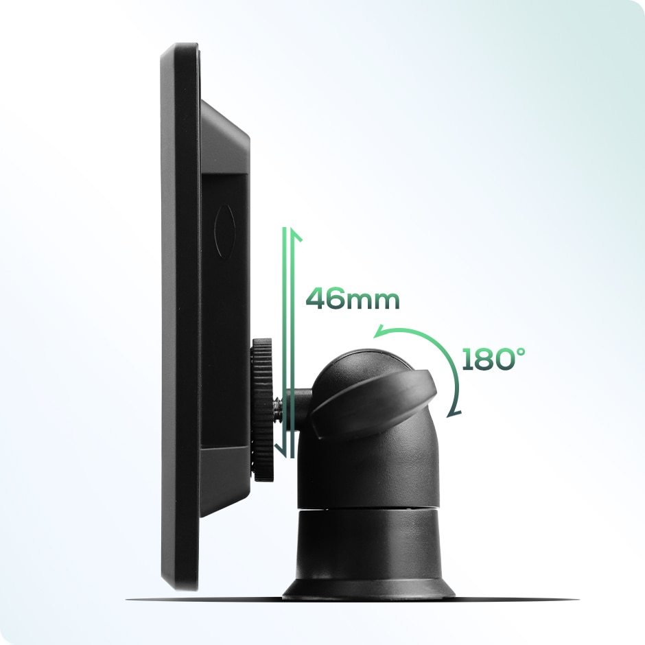 7 Inches IPS Quantum Screen AHD Monitor 1800CD QLED Display For Truck Car Parking Fishing Support 2CH AHD 1080P Camera