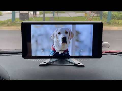 10.36 Inch 4 Channels Split Screen Car MP4 DVR Recorder Monitor With AHD Front Rear Backup Camera For Truck/Bus/Trailer/RVs