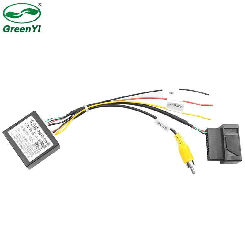 26 PIN RGB to CVBS (RCA) AV Signal Converter Adapter For VW Original Rearview Backup Camera For VW passat CC Tiguan Android DVD
