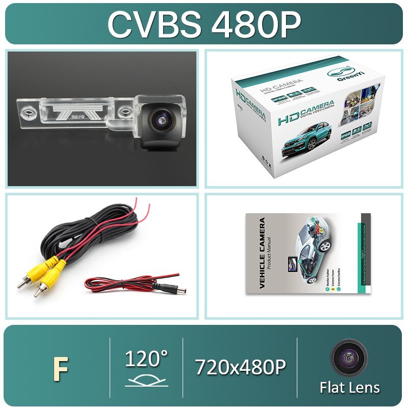 Full HD AHD 1080P Fisheye Lens Vehicle Reverse Backup Rear View Camera For VW Transporter T5 T30 Caddy Passat B5 Touran Jetta