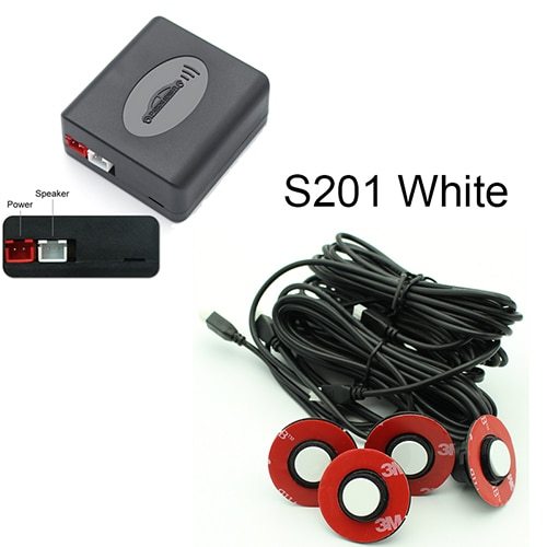 Original 13mm Flat Sensors Adjustable Depth 16mm Car Parking Sensor Assistance Backup Radar Buzzer System For Rear Front Bumper