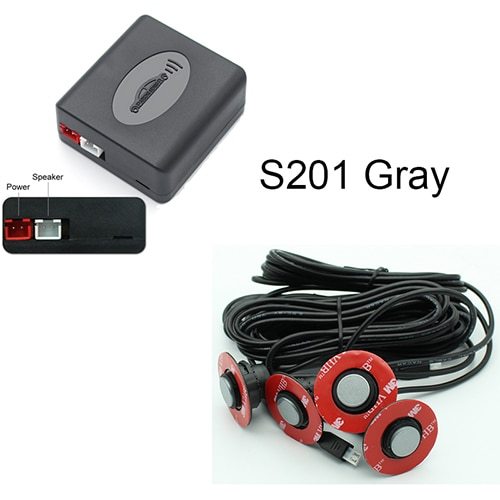 Original 13mm Flat Sensors Adjustable Depth 16mm Car Parking Sensor Assistance Backup Radar Buzzer System For Rear Front Bumper