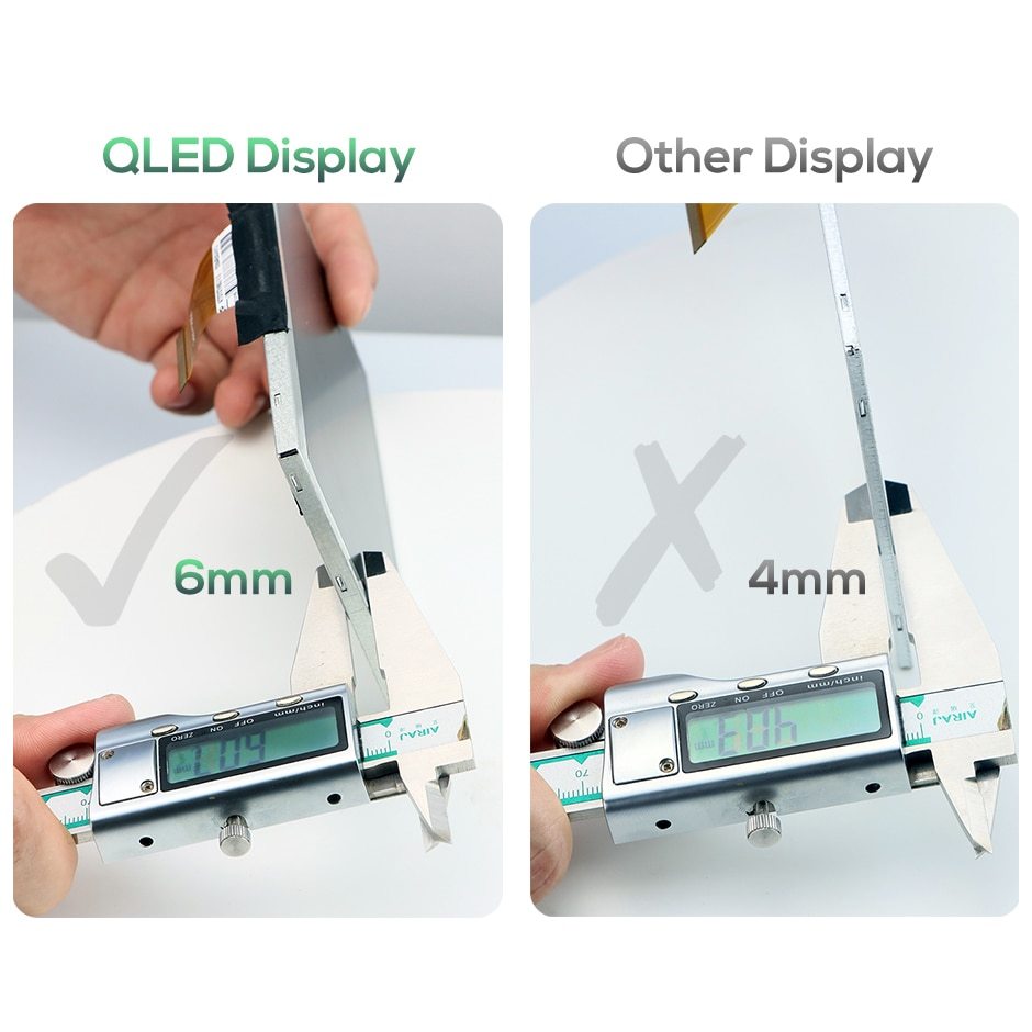 7 Inches IPS Quantum Screen AHD Monitor 1800CD QLED Display For Truck Car Parking Fishing Support 2CH AHD 1080P Camera