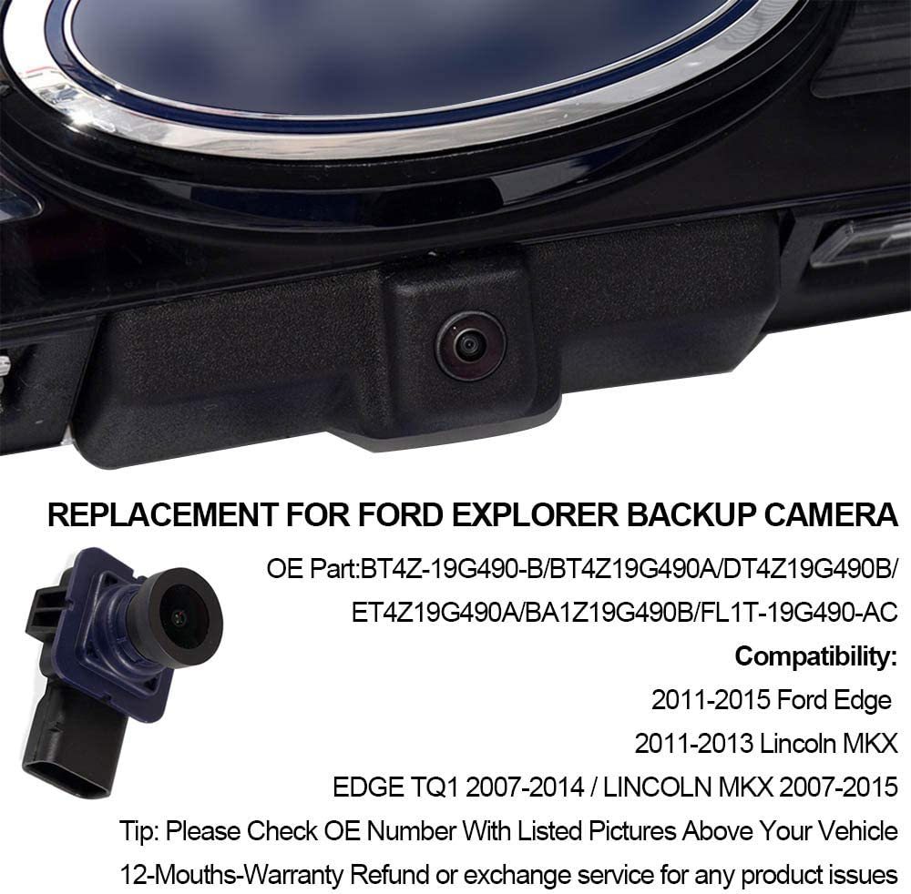 Rear View Backup Camera Replacement for Ford Edge/Lincoln MKX GreenYi