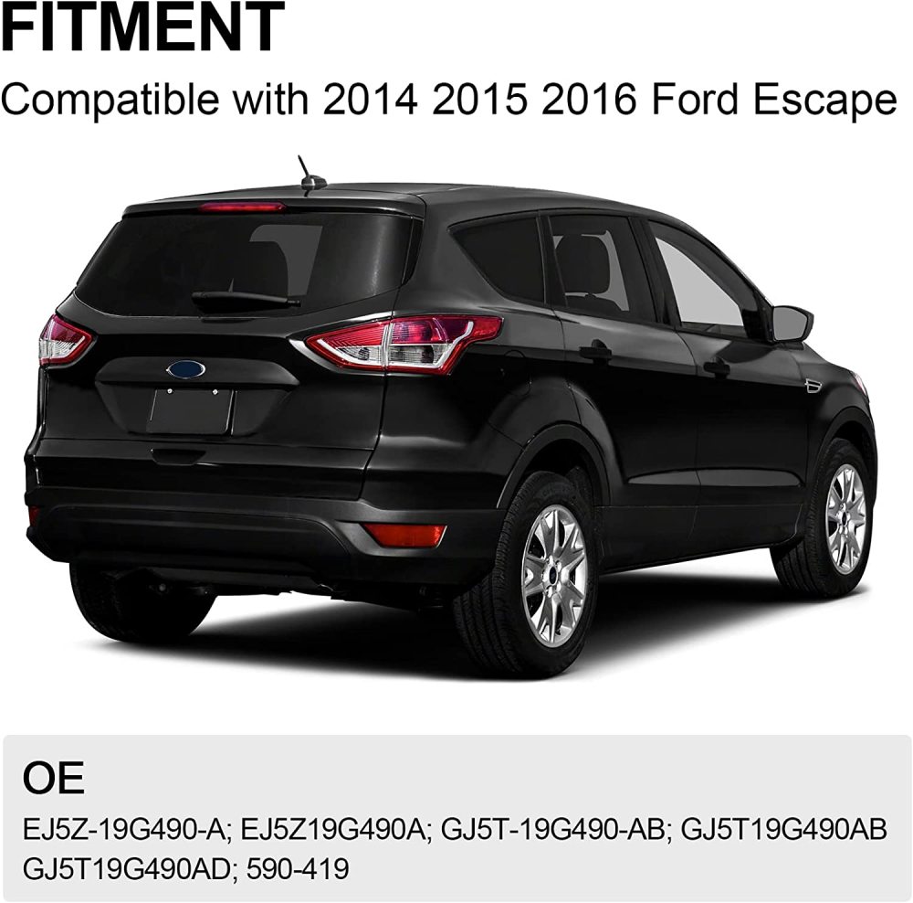 Backup Camera for 2014-2016 Ford Escape (Replaces OE# EJ5Z-19G490-A, GJ5T19G490AD, GJ5T-19G490-AB, 590-419) GreenYi