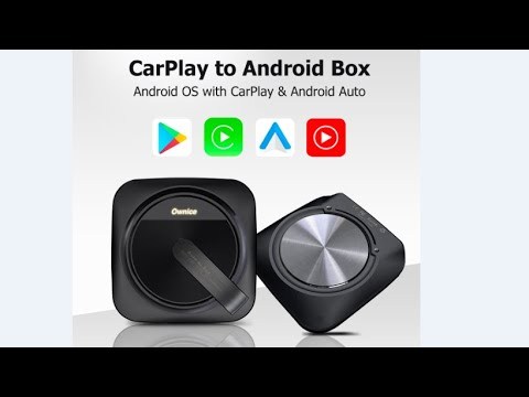 Wireless CarPlay Android AUTO AI Box Adapter 4G Cellular,4GB+64GB,8Core,Android 9.0 System with DVR Dash Camera Ownice A4