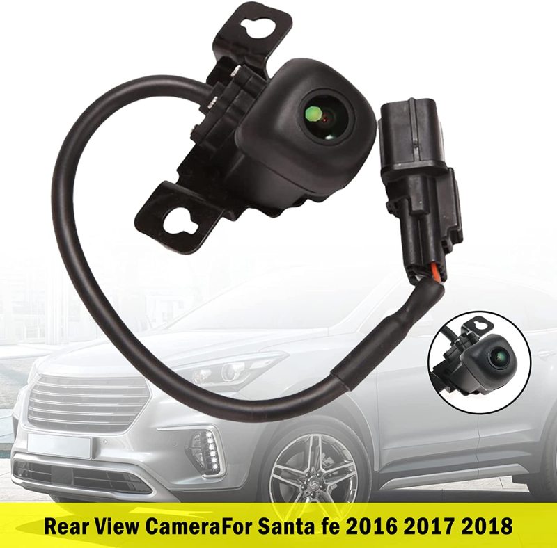 Rear Backup Reverse Camera View Camera for Hyundai Santa Fe | Replaces 95760-2W640 | Parking Assist Camera GreenYi