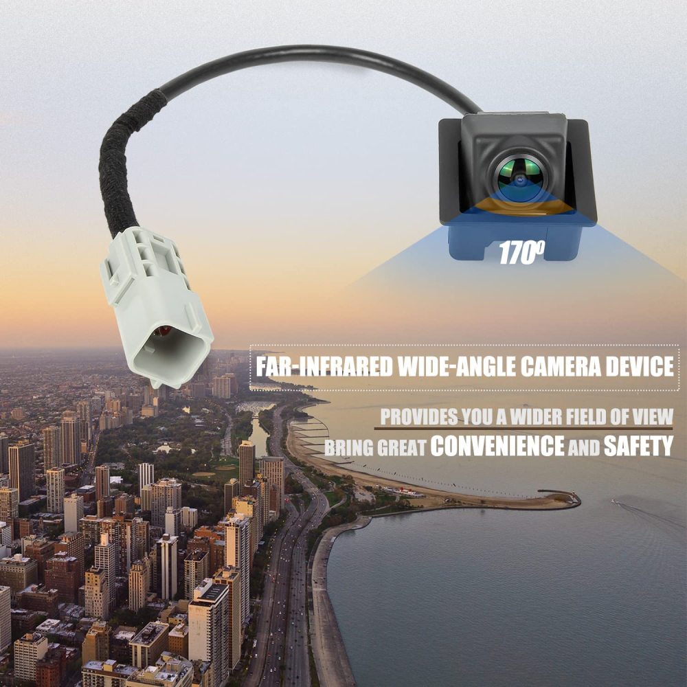 Rear View Backup Camera for Cadillac SRX 2010-2016 | Replaces 20910350/15926122/22915398 | 6 Pin Camera