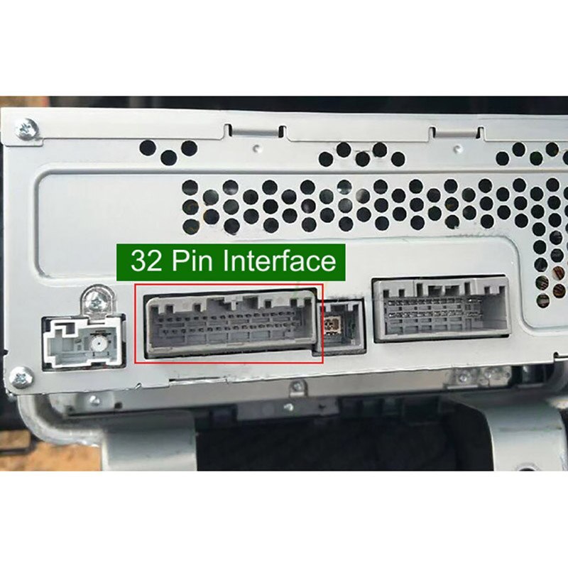 32 Pin Rear View Camera Interface Adapter Cable For Honda Civic CRV CR-V 2011-2019 Car Original Stereo Monitor Video Input Plug