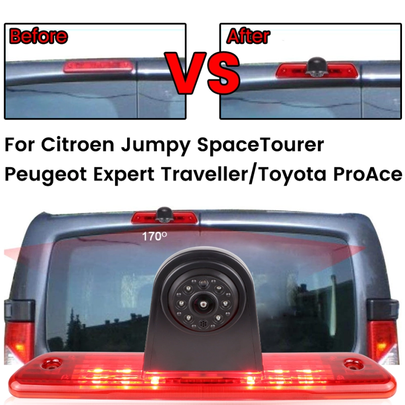 Backup Camera for Fiat Scudo Citroen Jumpy Peugeot Expert Toyota Proace SpaceTourer GreenYi