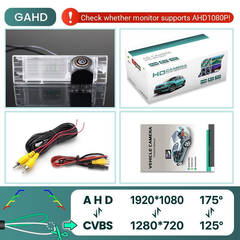 Rear View Camera for BMW 6 1 Series F20 F21 M6 E63 E64 M6 F06 Mini Clubman GreenYi