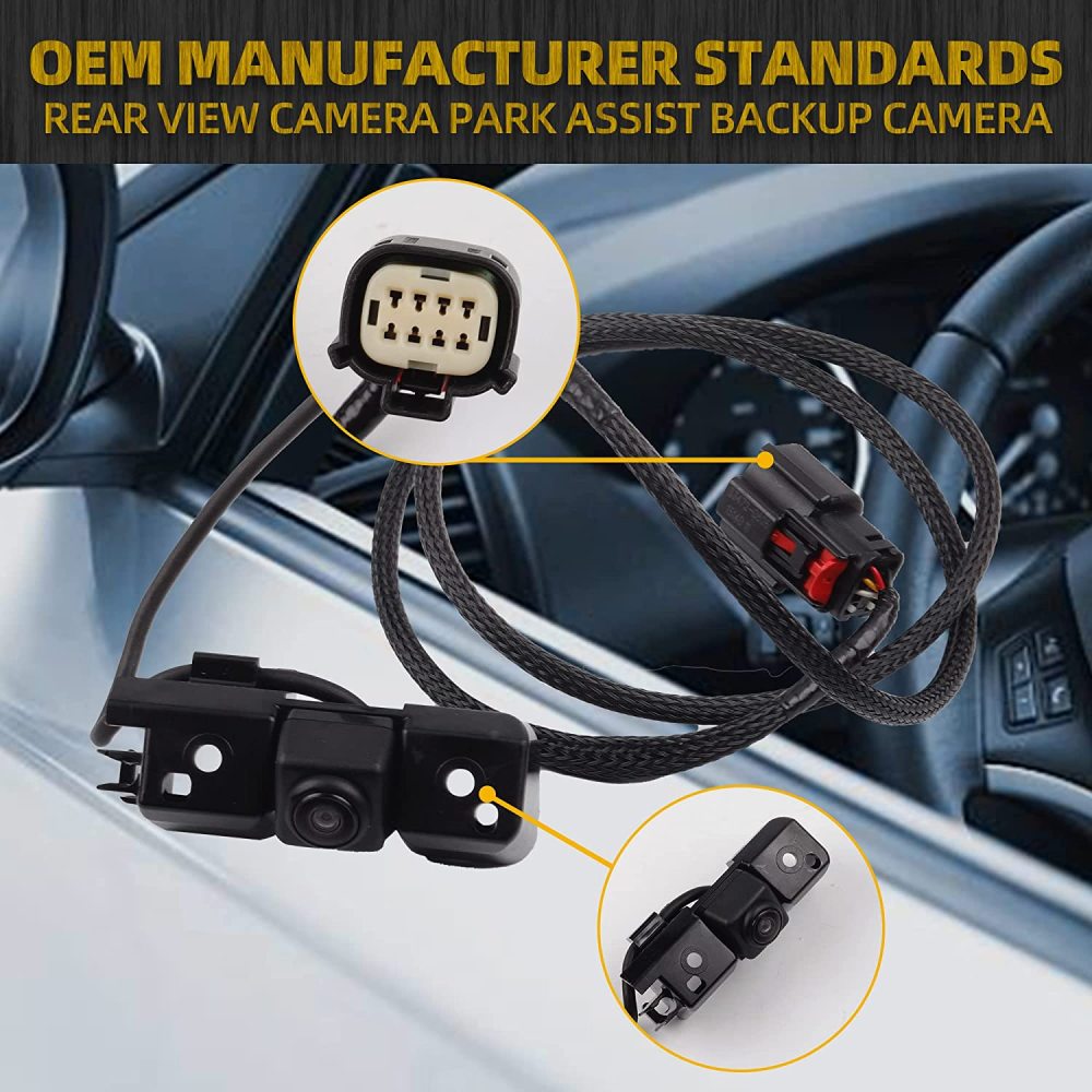 Rear View Backup Camera for 2016-2019 Chevy Silverado/GMC Sierra 2500HD 3500HD Replace 84079952 23244435 GreenYi