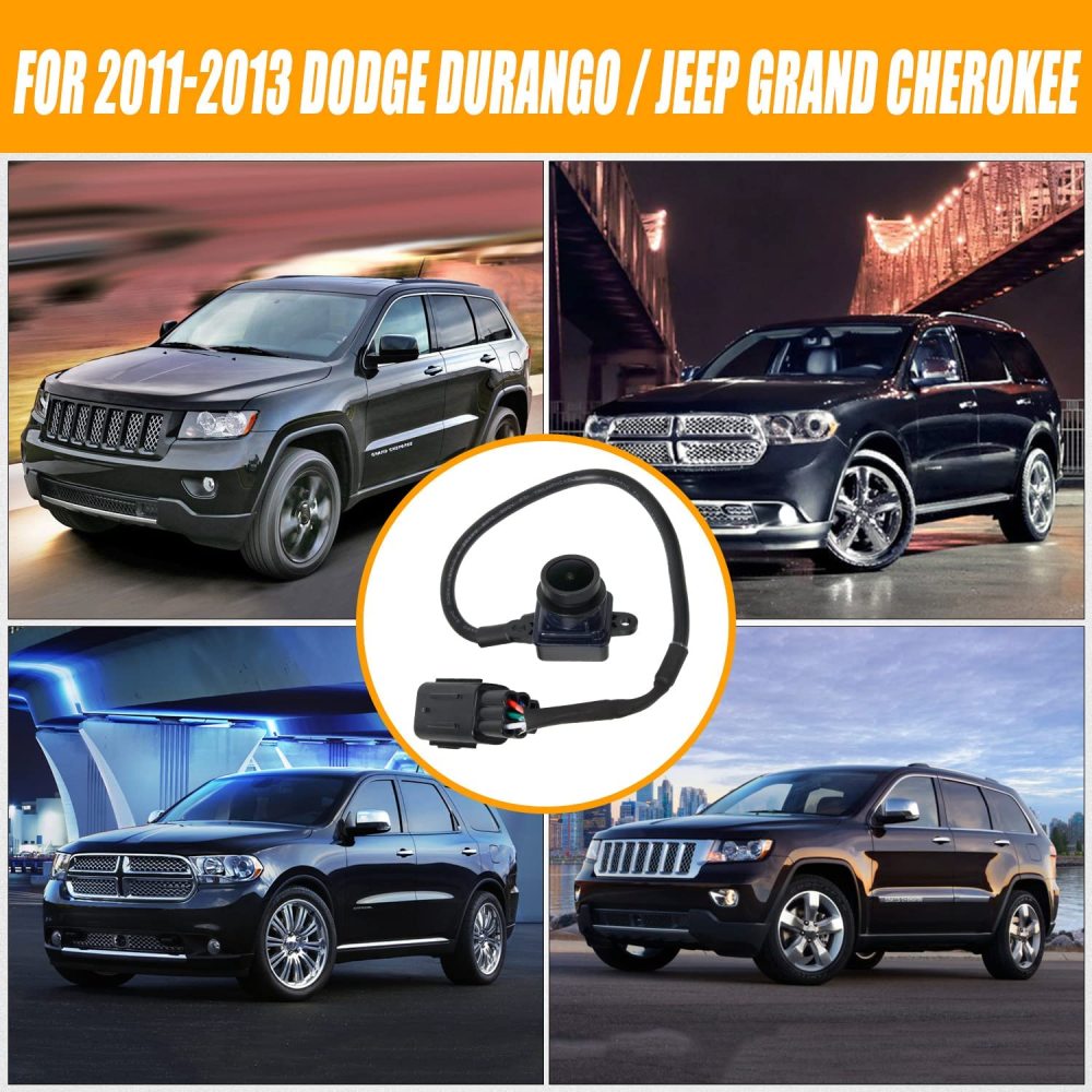 Rear Back Up Camera for 11-13 Jeep Grand Cherokee/Dodge Durango OE Replace 56054059AD 56054059AE 56054059AC 56054059AF GreenYi