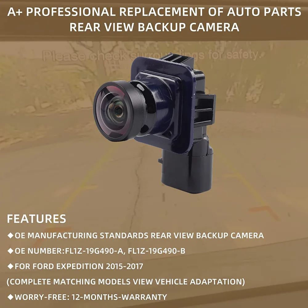 Rear View Backup Camera Replacement for Ford Expedition 2015-2017 OE ...
