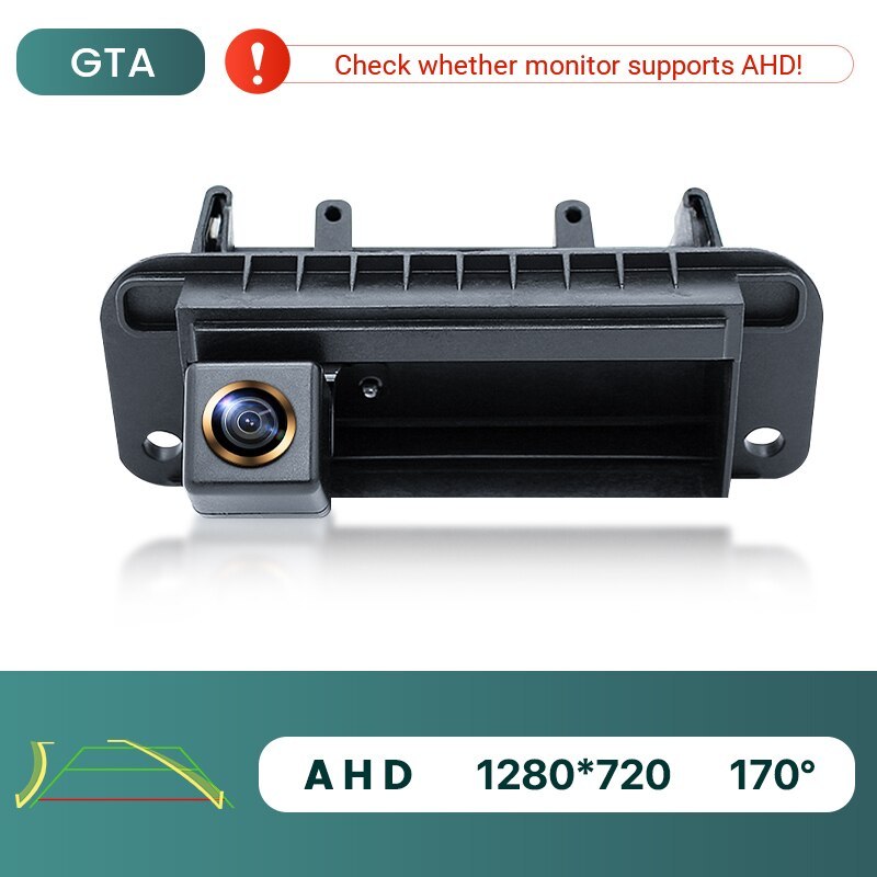 GreenYi 170° HD 1080P Car Rear View Camera for Mercedes Benz C Class W204 C180 C200 C260 Night Vision Reverse Reversing 4pin AHD