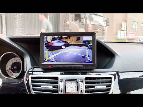 GreenYi Car Backup Camera with Dynamic Trajectory Guide Line, Adjustable Fisheye Lens