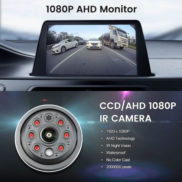 GreenYi AHD 1080P LED Brake Light Vehicle Rear View Camera For Mercedes-Benz Sprinter Dodge Sprinter VW Crafter Vans 2007-2018