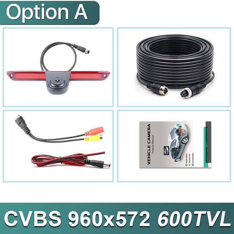 GreenYi AHD 1080P LED Brake Light Vehicle Rear View Camera For Mercedes-Benz Sprinter Dodge Sprinter VW Crafter Vans 2007-2018