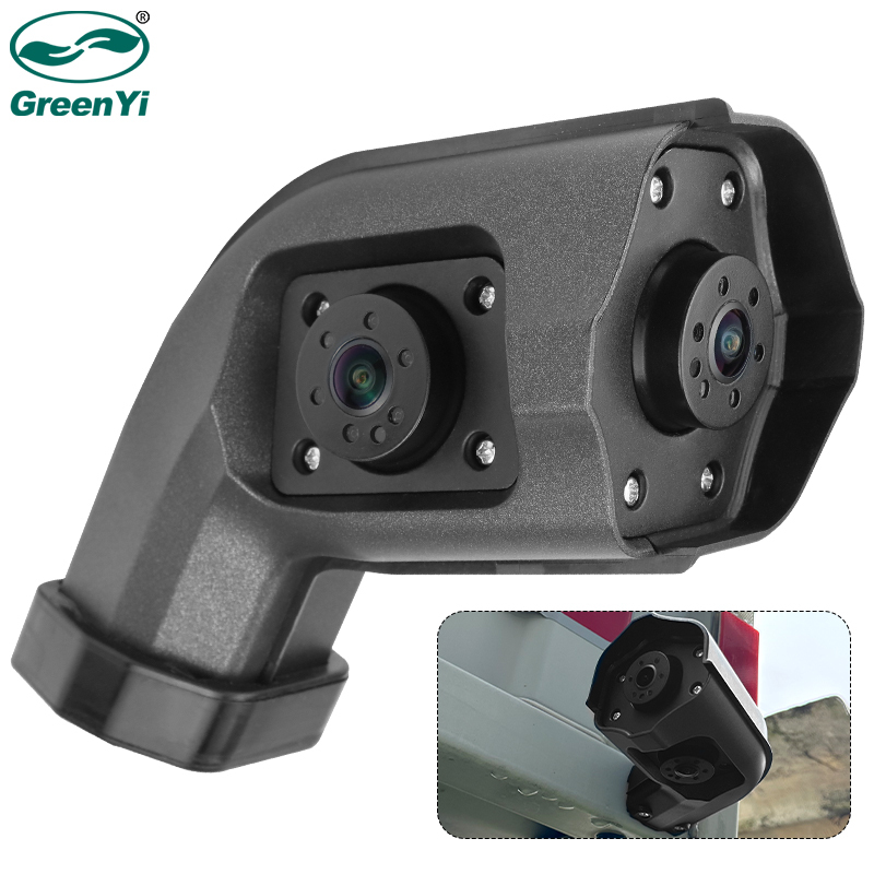 Long Arm AHD 720P Side Mirror Area Camera - Designed for Heavy Duty Truck, Bus, Commercial RV, GreenYi