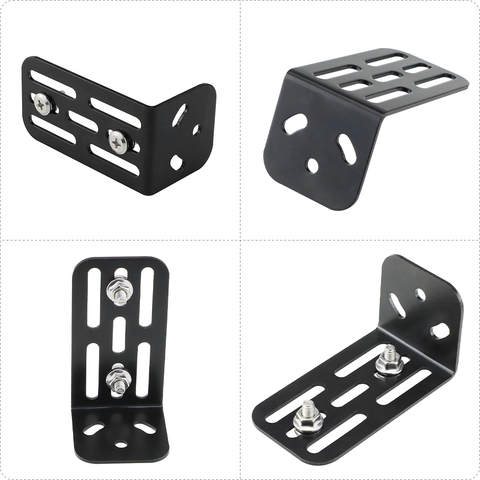 Stainless Steel L Shape Adjustable Bracket for Truck Buses Side Camera Installation GreenYi