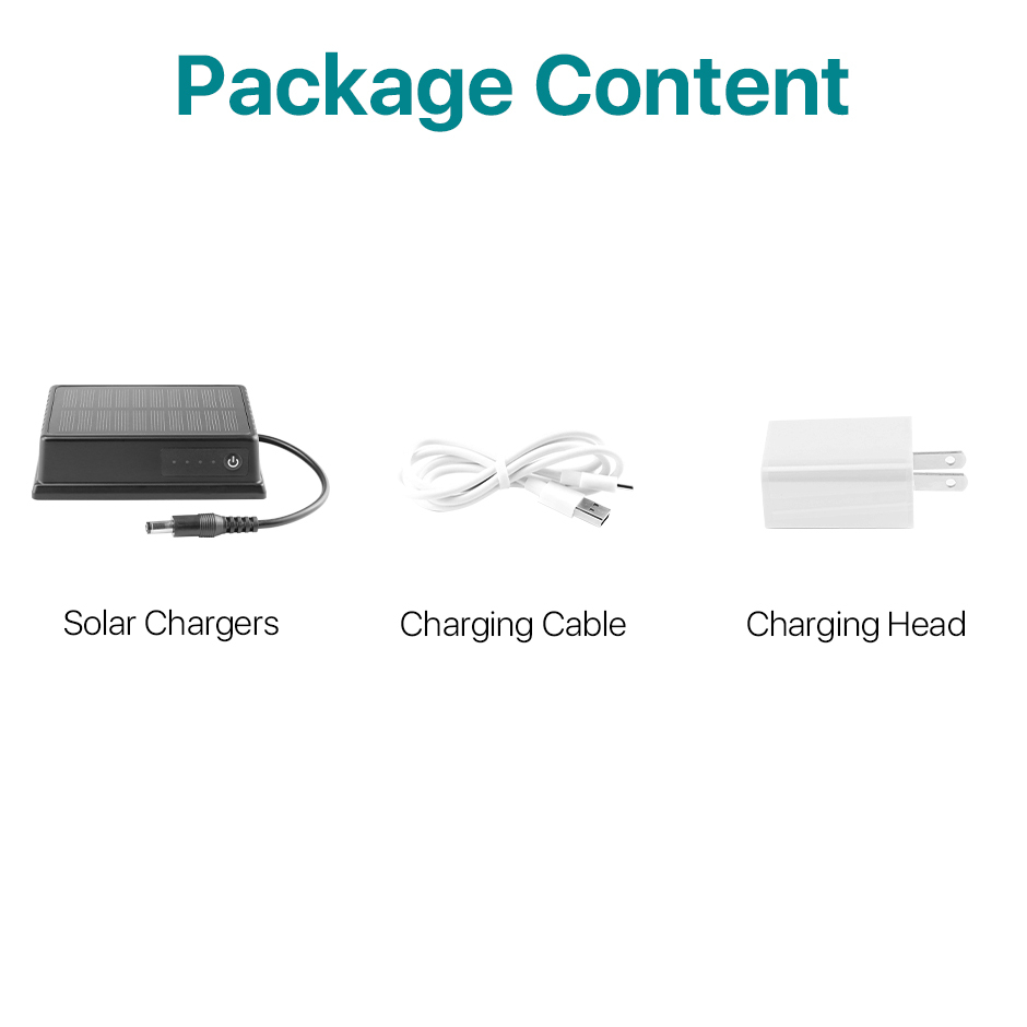Solar Magnetic Base Portable Power Station | Support Solar Power | Built-In 9600MAH Battery Bank with DC Output Plug for Vehicle Backup Cameras GreenYi