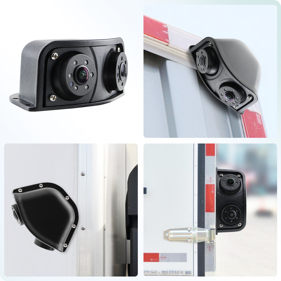 AHD 10.36" BSD Side View Vertical Monitor | Touch Screen Loop Recording Display | Left Right Car Camera for Truck Bus Mirror GreenYi