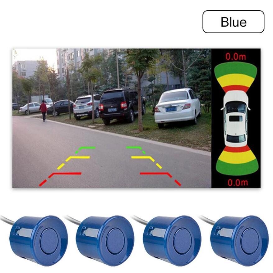 Dual-Channel Car Parking Sensor System with 2 Video Inputs | 8 Sensors | CVBS Front and Rear Camera GreenYi