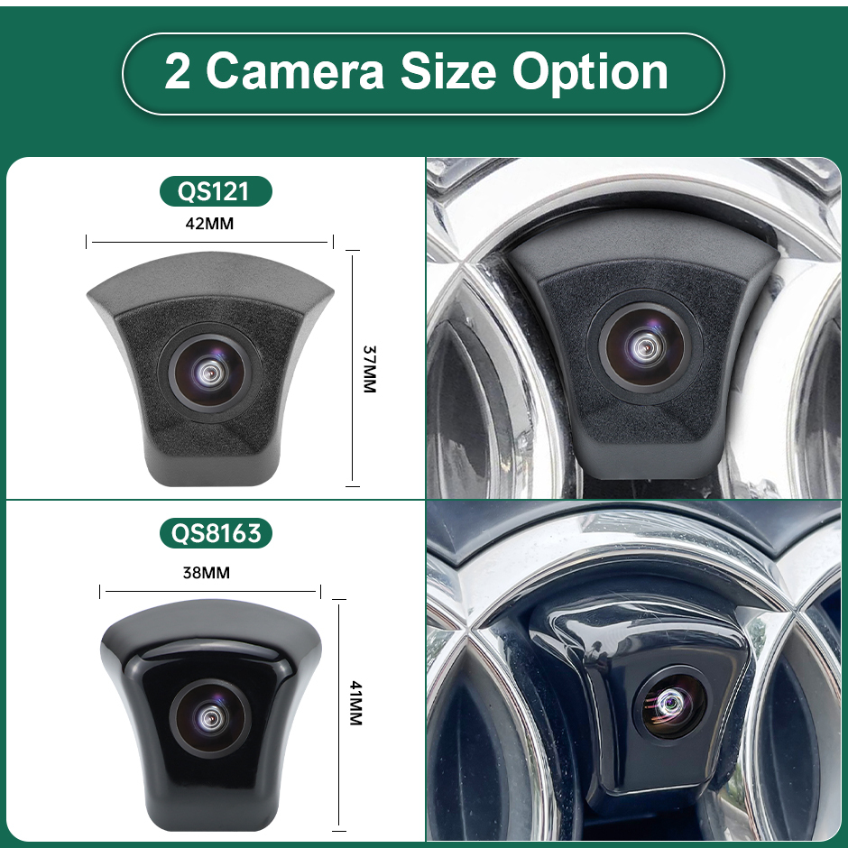 AHD Car Front View Camera for Audi A3 8P A6 C7 C6 A4 B8 B6 B9 A1 TT MK2 A8 D3 Q7 4L Q3 8L C5 8J B5 4F A7 B7 Q5 FY GreenYi