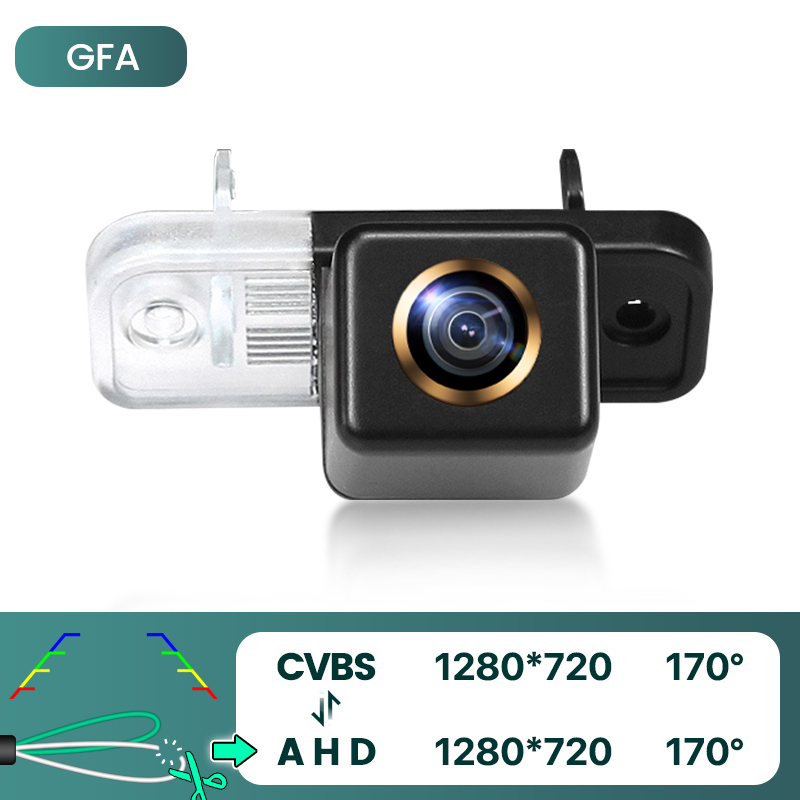 170° HD 1080P Car Rear View Camera for Mercedes Benz Clk W203 W209 W219 W211 GreenYi