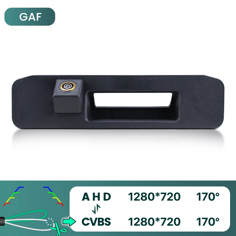GreenYi 170° AHD 1080P Car Rear View Camera for Mercedes Benz W205 Vito W447 W176 ML A180 A200 A260 GLA 250 GLC GLE W117 W166
