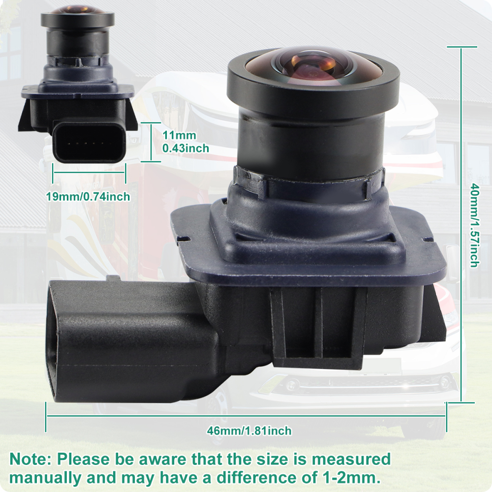ES7Z-19G490-A Rear View Backup Reverse Park Assist Camera Compatible with 2013-2016 Ford Fusion, Replaces OE Number ES7T-19G490-AA, DS7Z-19G490-A, DS7T-19G490-DD, E1GT-19G490-BB by GreenYi