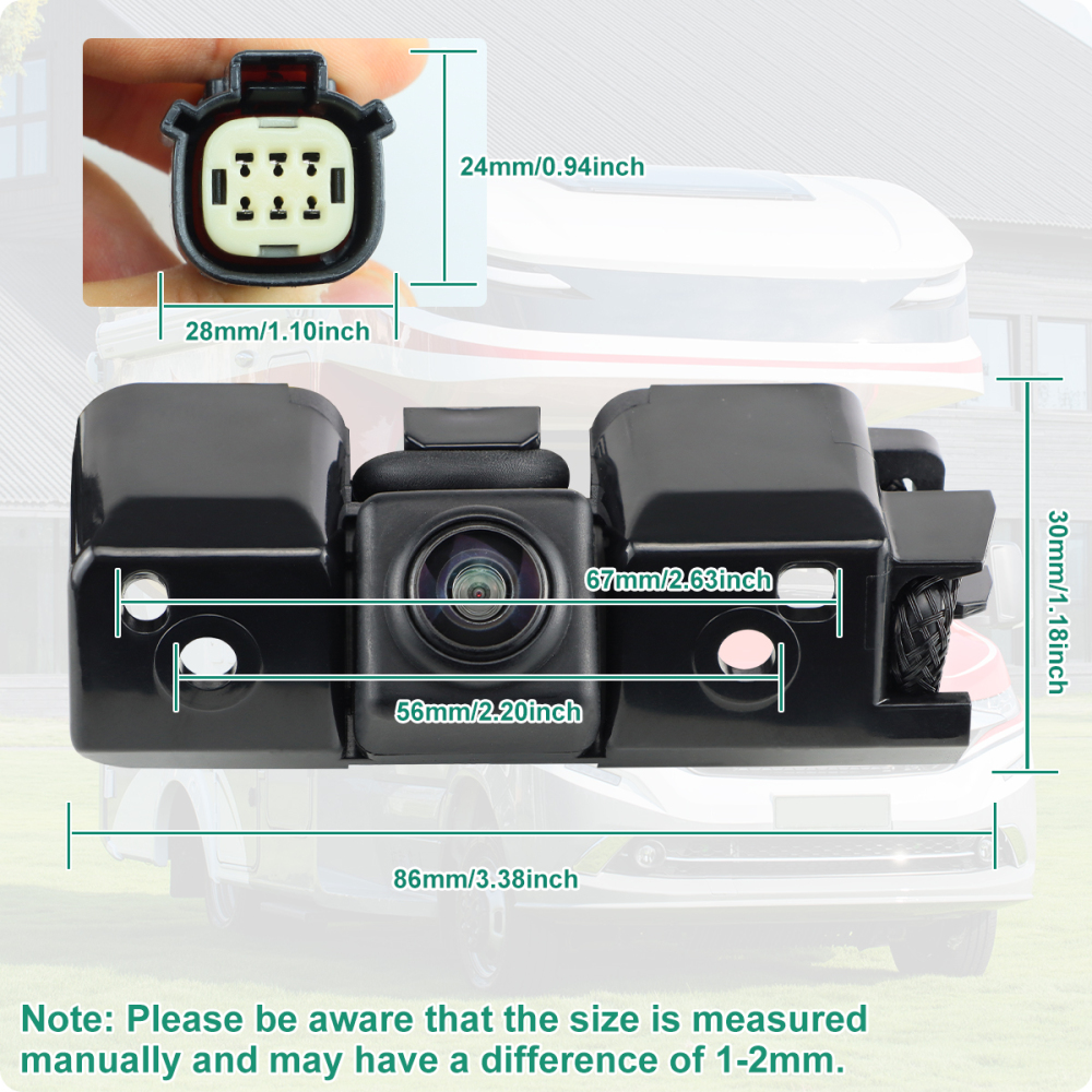 23306741 Backup Camera Rear View Camera Compatible with 2014-2015 Chevy Silverado Cheyenne GMC Sierra 1500 2500 HD 3500 HD, Replaces #22803702, 84143039, 590082, PAC13 by GreenYi