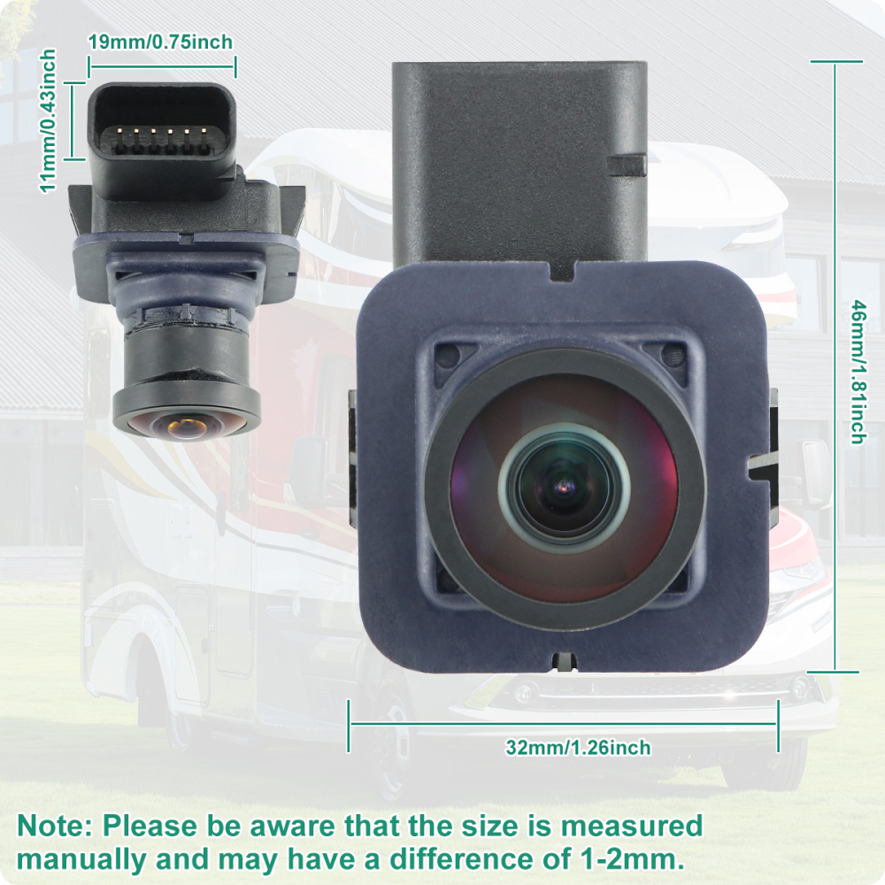 DA8Z-19G490-A Rear View Backup Parking Assist Camera Compatible with Ford Flex 2013-2019, Replaces OE Number DA8Z-19G490-C, EA8Z-19G490-A, GA8Z-19G490-A by GreenYi