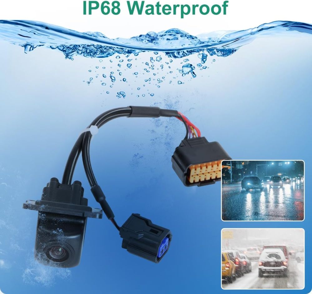 95760-E6201 OE Backup Camera Replacement for Hyundai Sonata 2015-2017, GreenYi Rear View Reverse Rear Park Assist Camera Replaces NO. 95760-C2101, 95760-E6200 95760-E6100