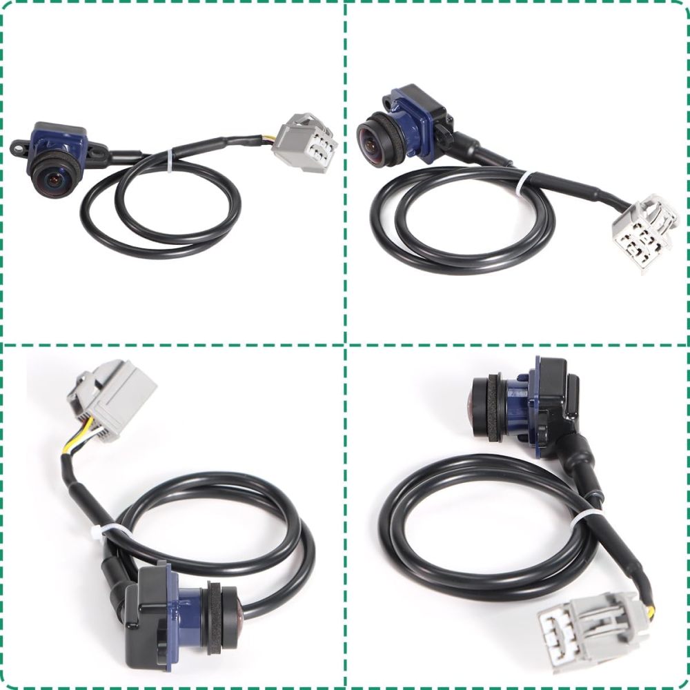 56038990AA OE Backup Camera Replacement for Dodge Dart Trunk Lid Mounted 2013-2016, GreenYi Rear View Reverse Rear Park Assist Camera Replaces NO. 56038990AB 56038990AC 1WY78GW7AA