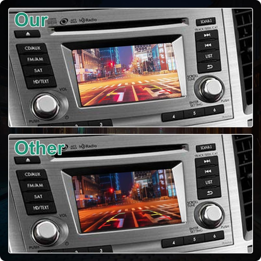 86267-AJ10B OE Backup Camera Replacement for Subaru Legacy Outback 2010-2014, GreenYi Rear View Reverse Rear Park Assist Camera Replaces NO. 86267AJ10B